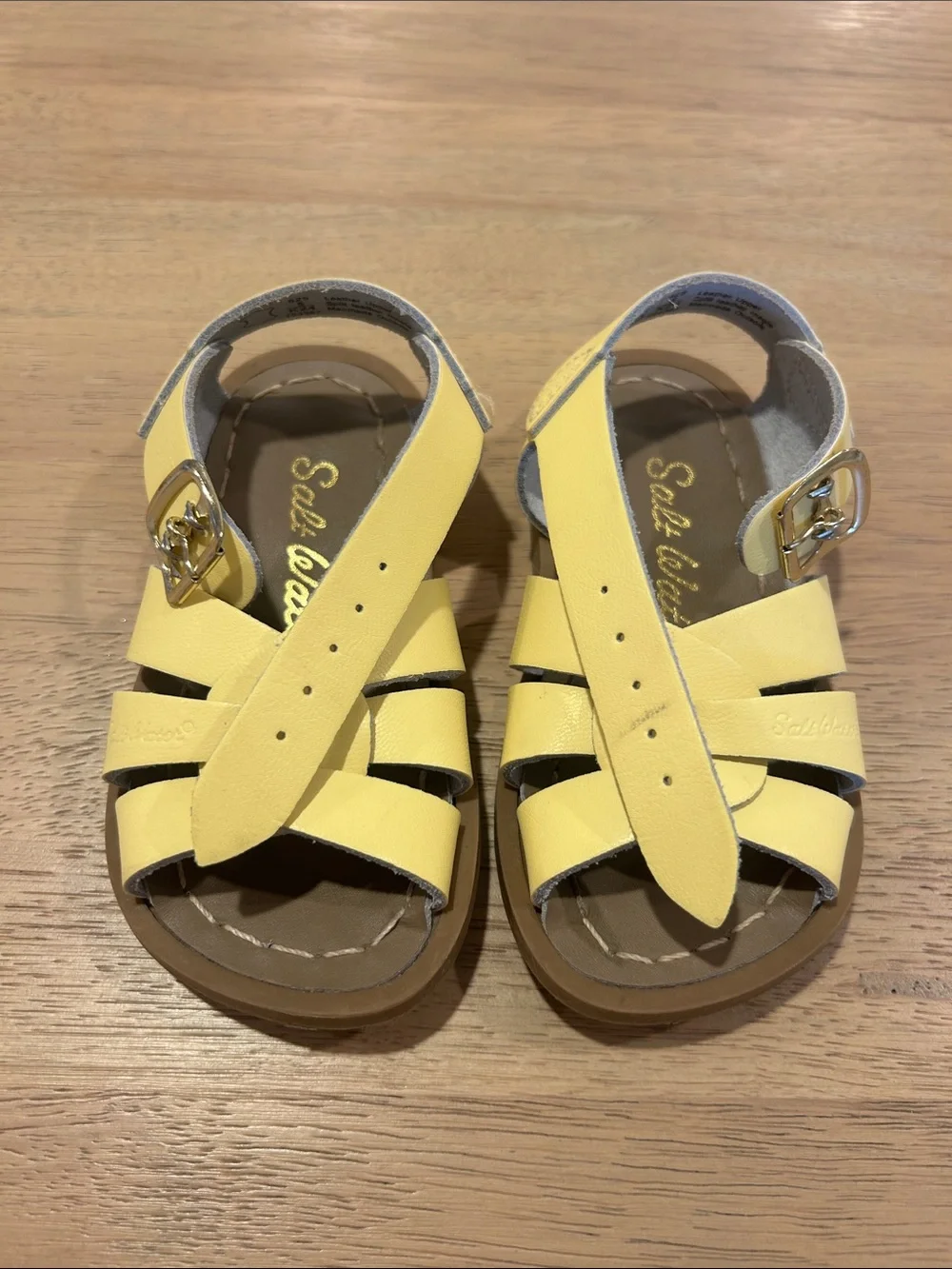 Salt Water Sandals by Hoy only worn